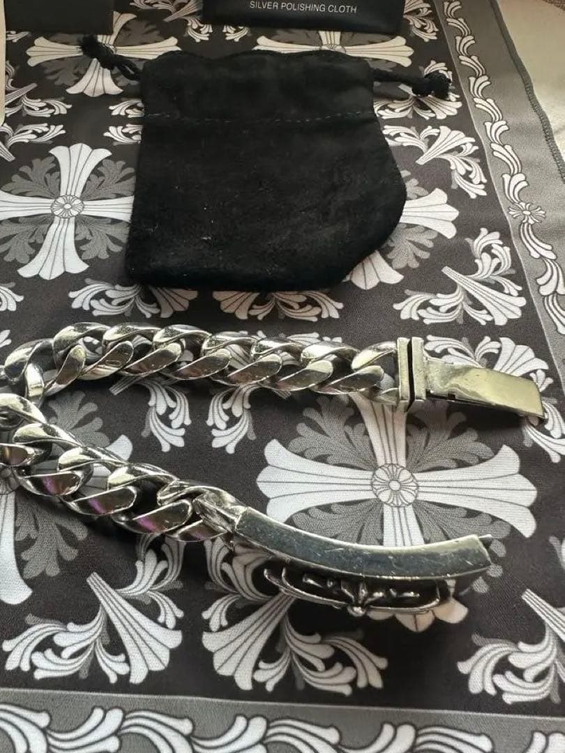 ✨クロムハーツ　フローラルID ブレスレット