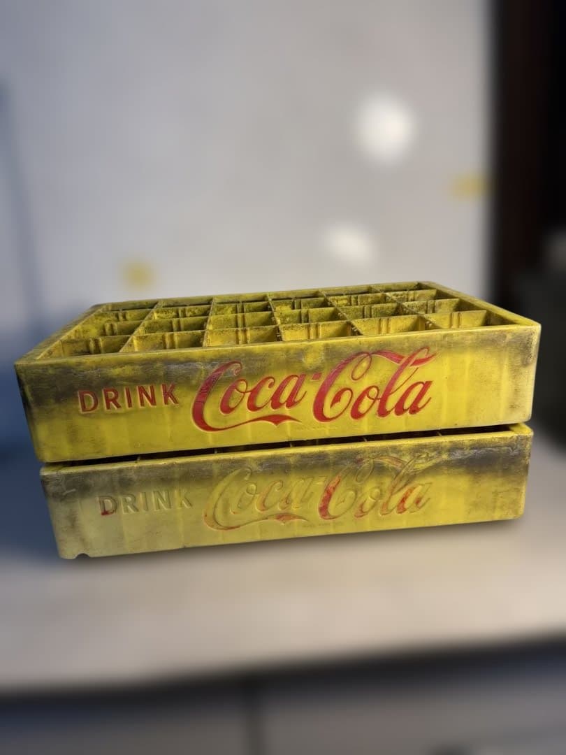 ヴィンテージ Coca-Cola 業務用ボトルケース 2個セット　当時物　70s