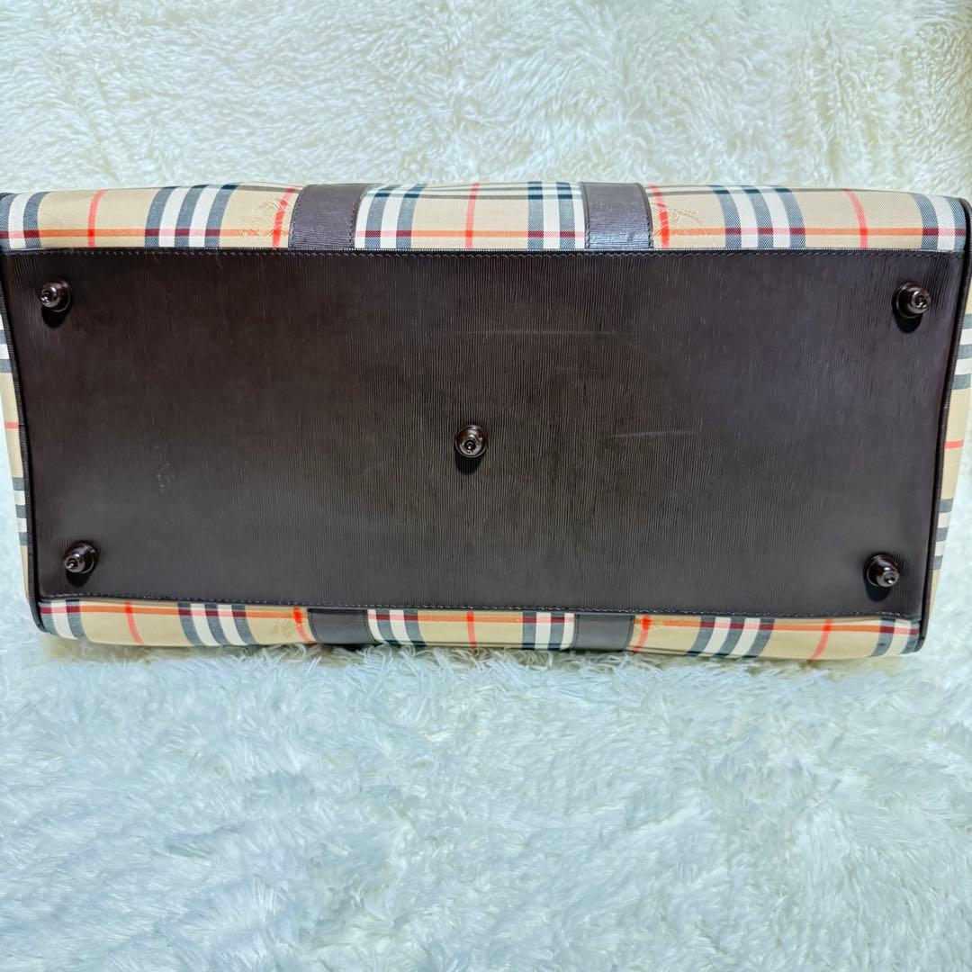 【値下げ中】Burberry ボストンバッグ 大容量 ノヴァチェック バーバリー