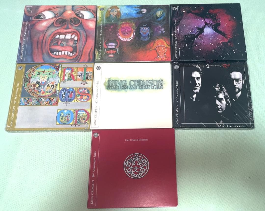 King Crimson キング・クリムゾン 40周年記念盤CD＋DVD 7作