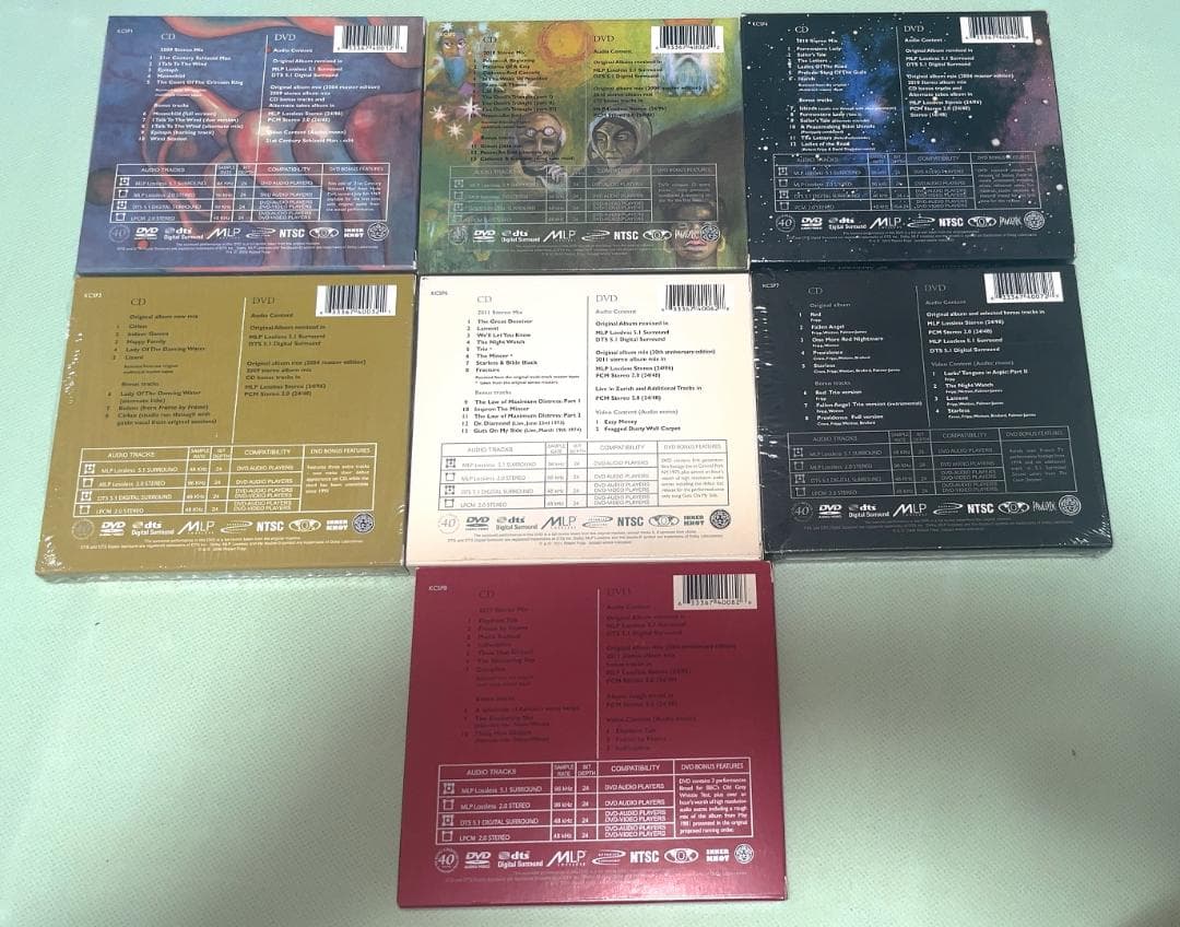 King Crimson キング・クリムゾン 40周年記念盤CD＋DVD 7作