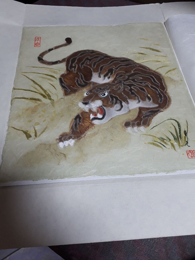 伝統工芸品　和紙色紙　十二支