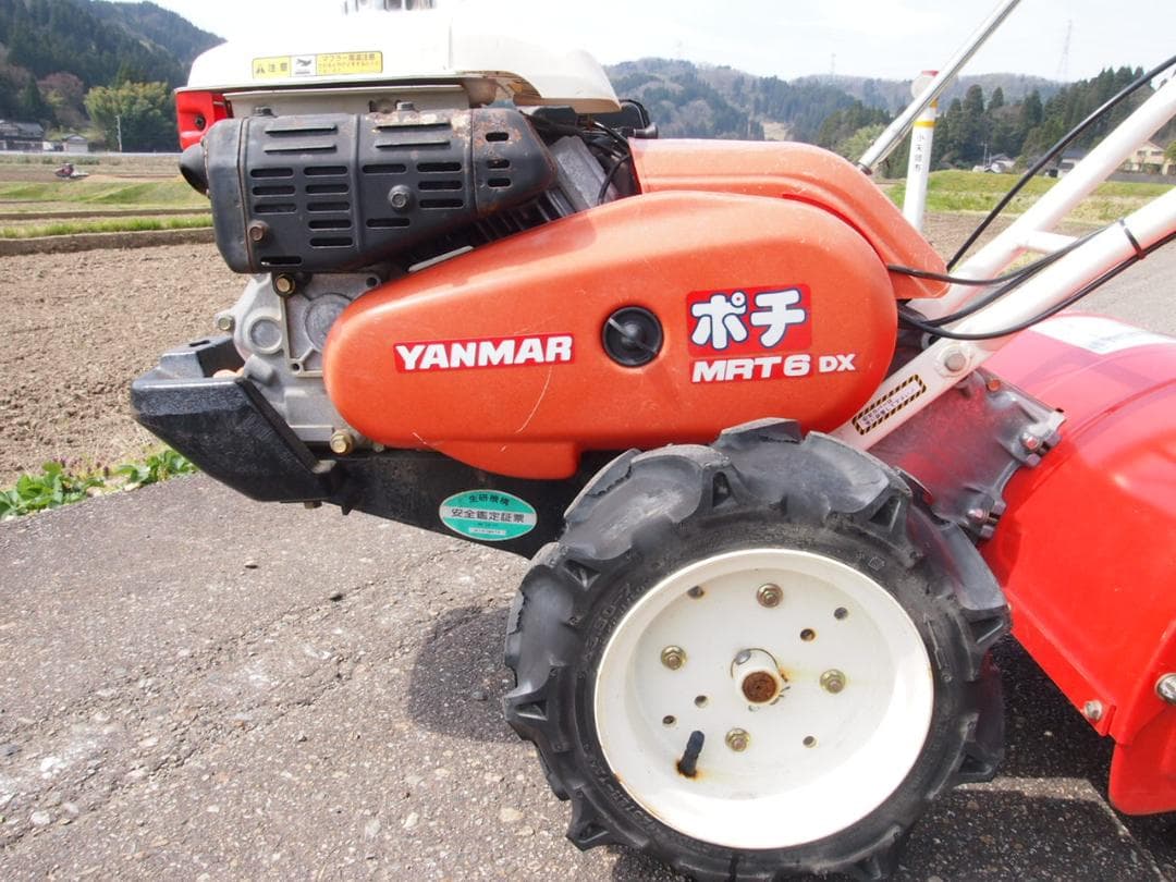 管理機ポチ6馬力 ヤンマー 耕運機 作動確認済家庭菜園にピッタリ