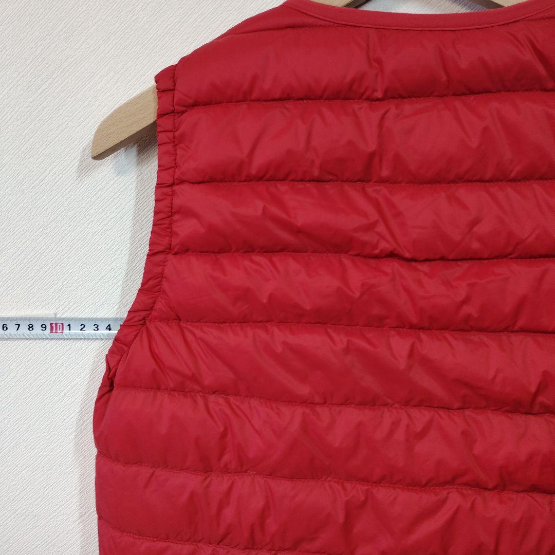 DANTON レッド キルティングベスト