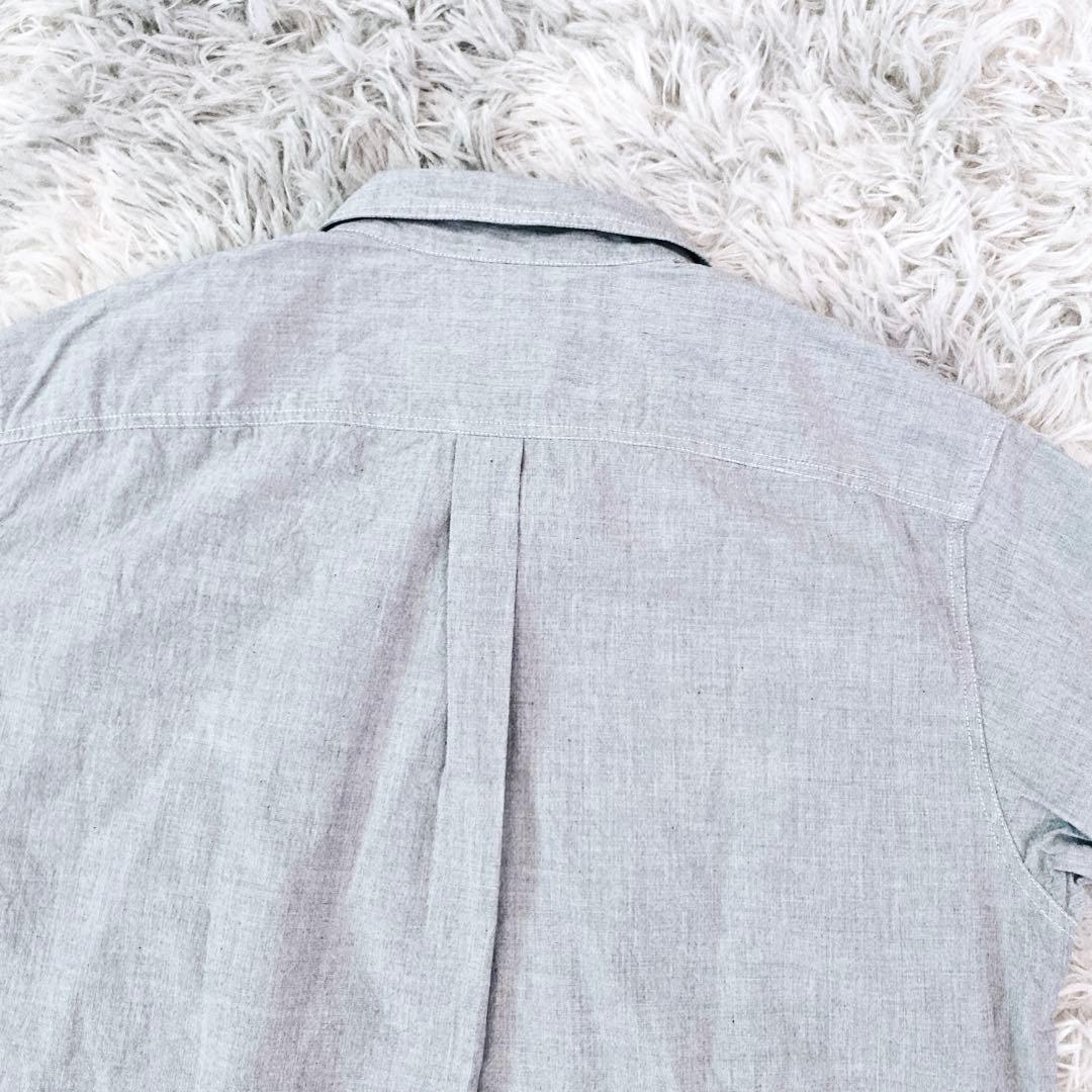 ☆新品未使用品☆マーガレットハウエルMHL半袖シャツ　グレー　Ｍ　コットン100