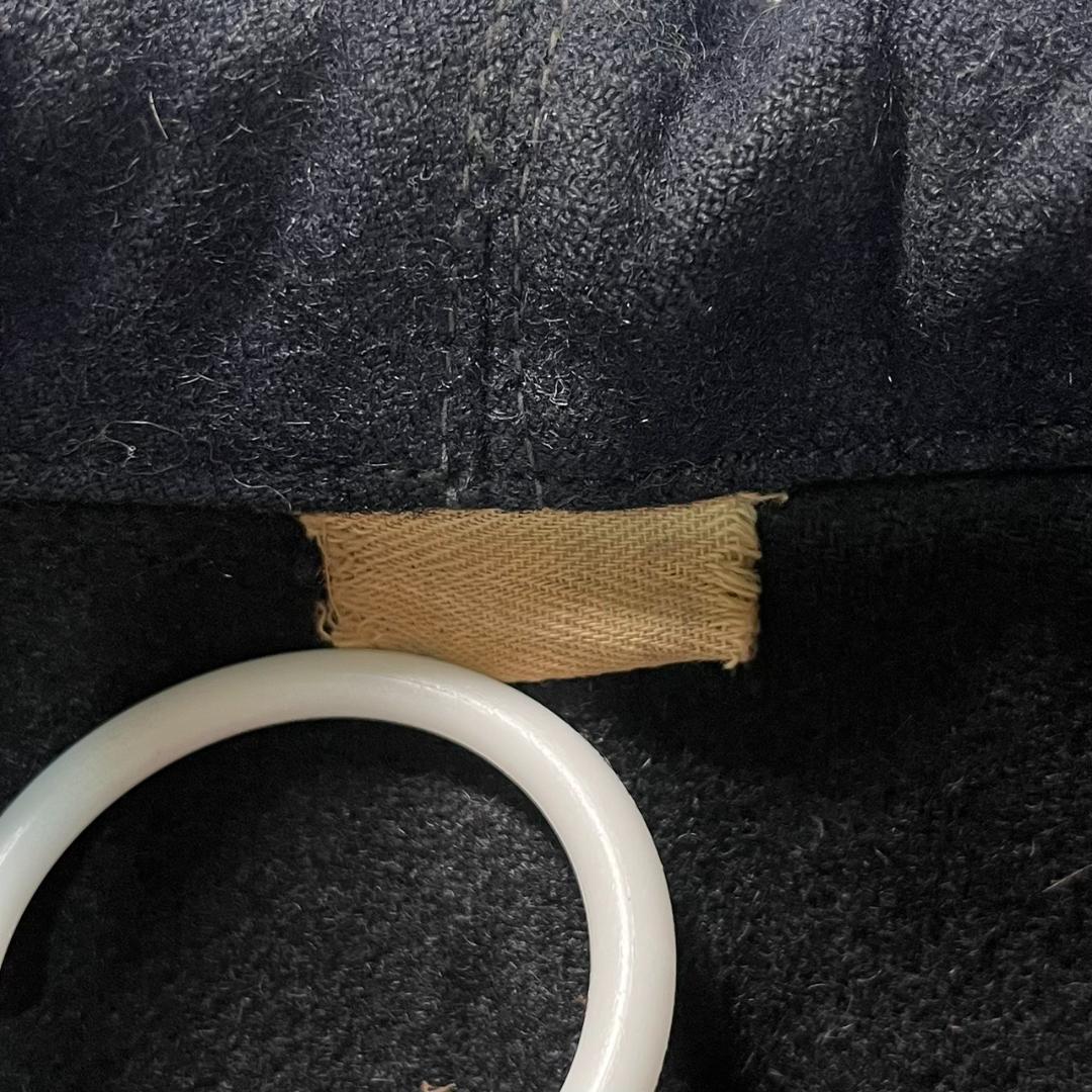 50s 60s フレンチ コルビジェジャケット レザージャケット ブラック