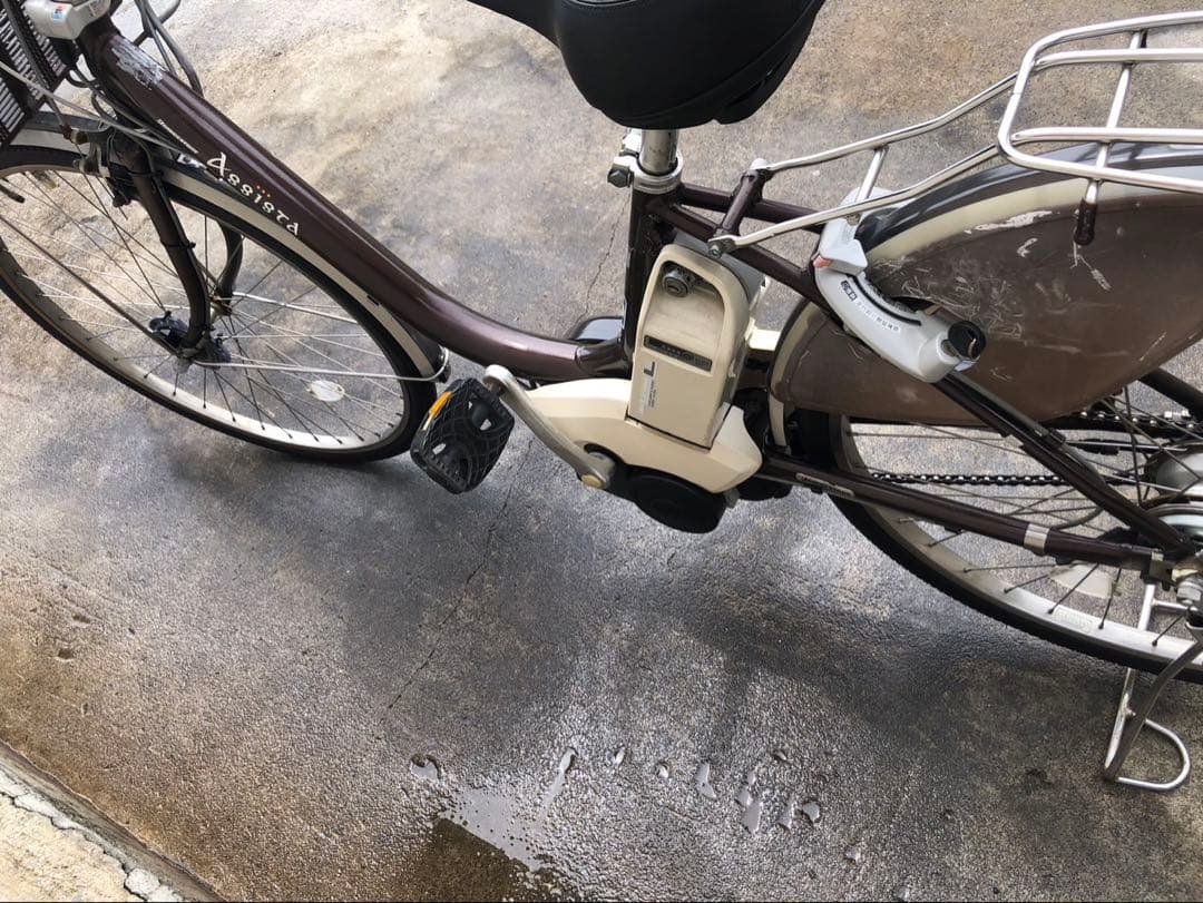 ブリヂストン新機種電動アシスト自転車アシスタ26インチブラウンアルミボディー