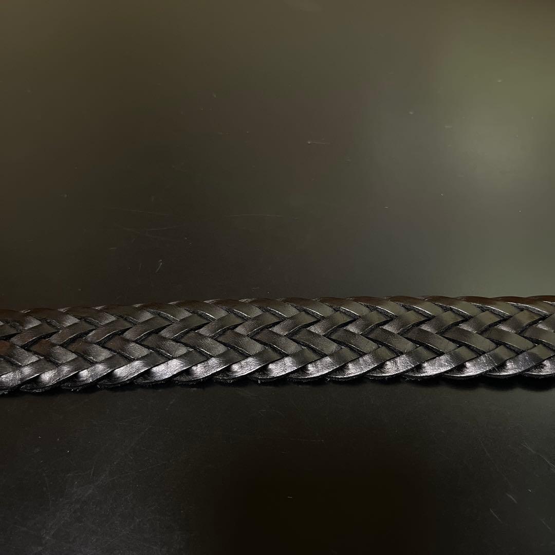 m*u様 J&M davidsonメッシュベルト ブラック 34 85