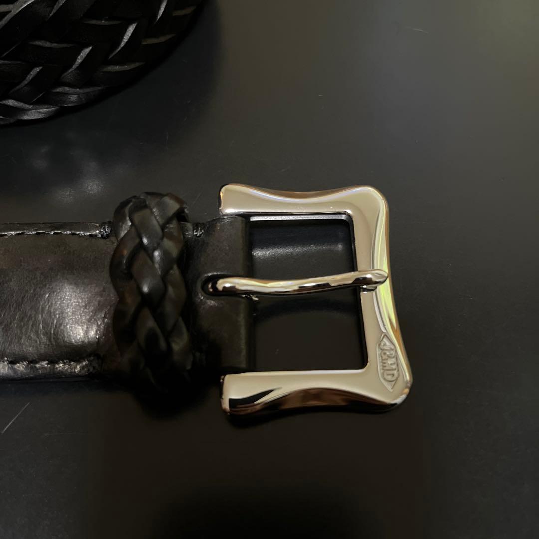 m*u様 J&M davidsonメッシュベルト ブラック 34 85