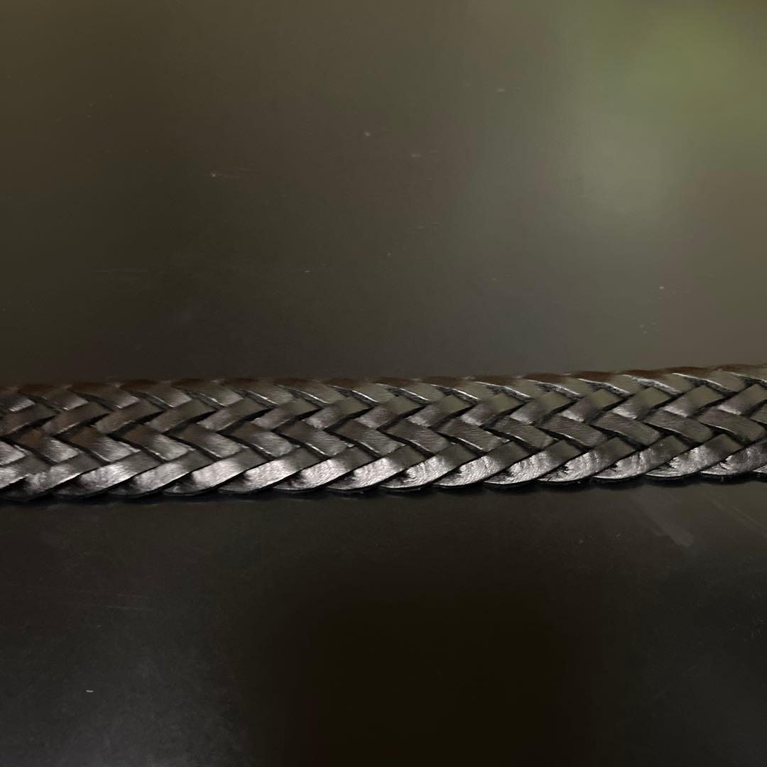 m*u様 J&M davidsonメッシュベルト ブラック 34 85