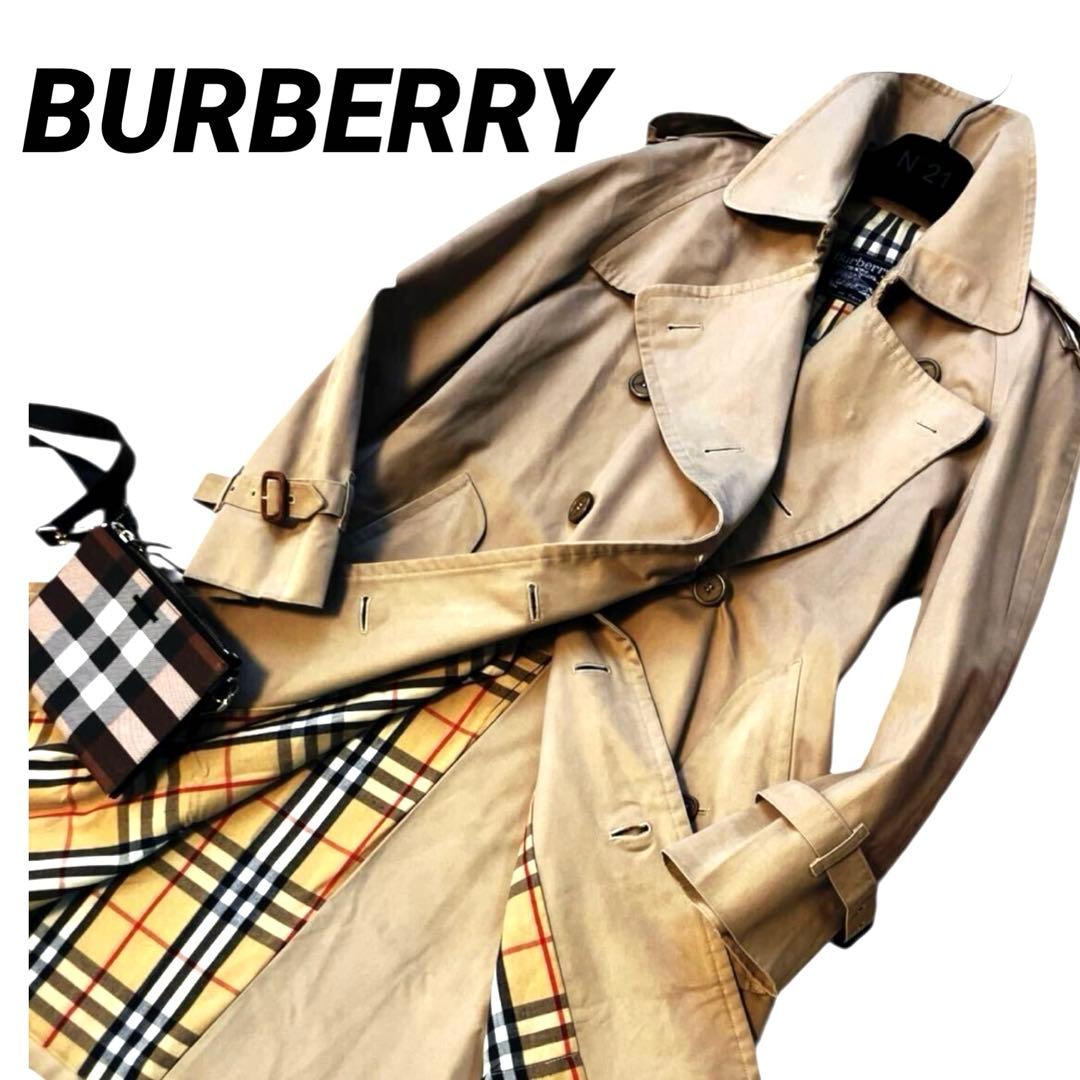 BURBERRYバーバリーノバチェック トレンチコート ダブルブレスト ベージュ