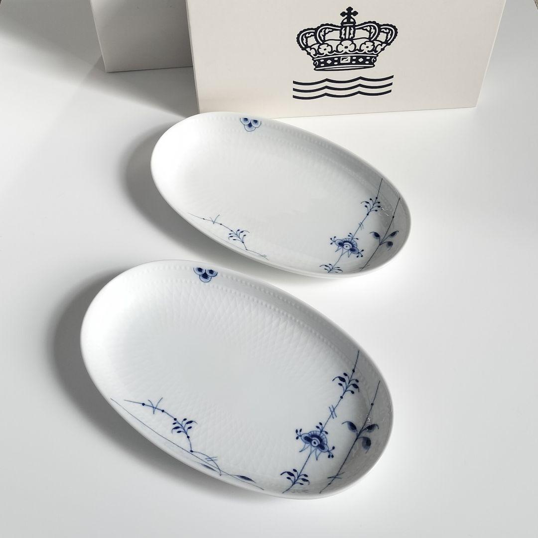 【新品未使用】ロイヤルコペンハーゲン　ブルーパルメッテ