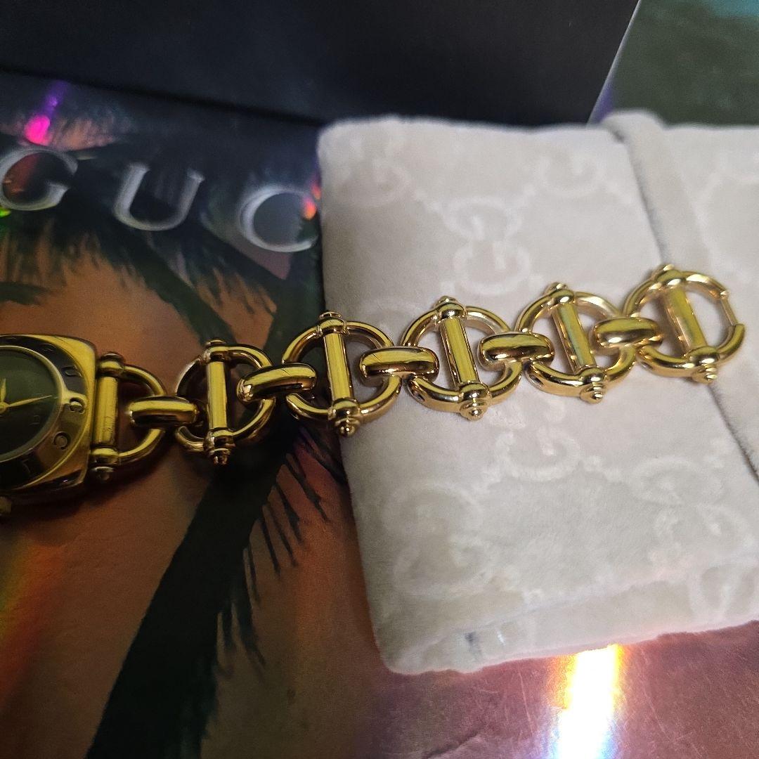 ⭐【美品希少レア】グッチGUCCI6400Lゴールド腕時計(稼働品)