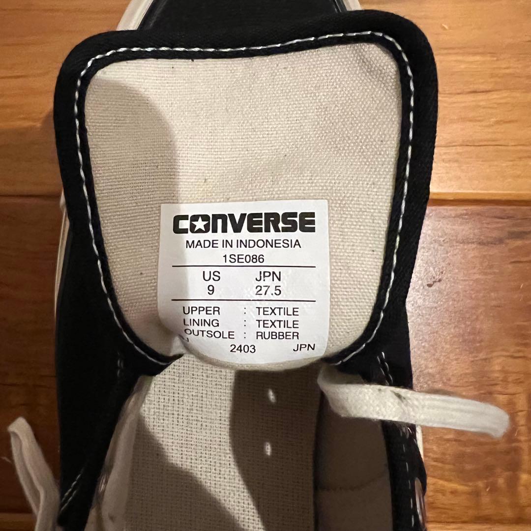 靴 Converse JackPurcell US Windjammer Black