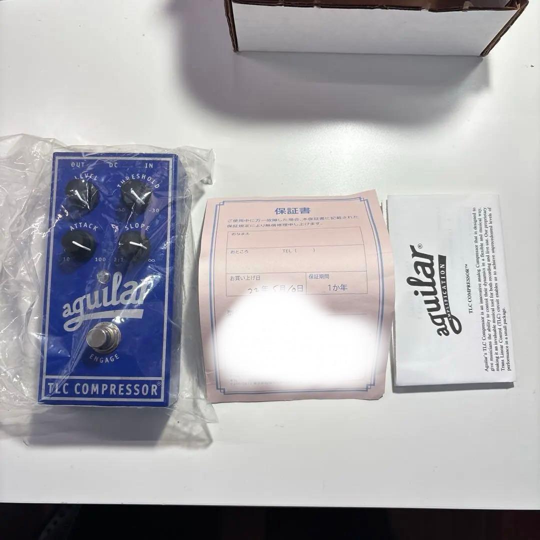 【美品箱あり】aguilar TLC COMPRESSOR ベースエフェクター