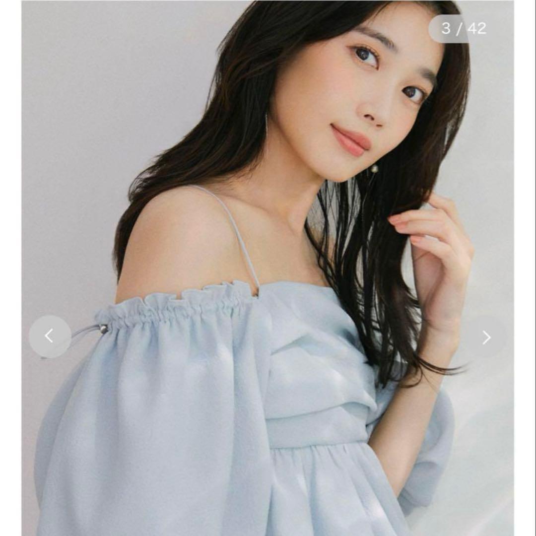 3wayオフショルパフスリーブブラウス　フレイアイディー