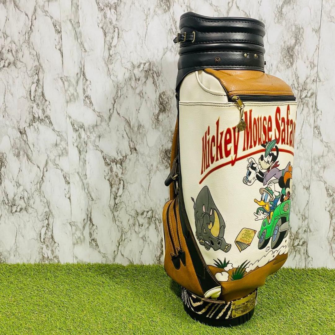 【激レア】ベルディング ミッキーマウス サファリクラブ カート式 キャディバッグ