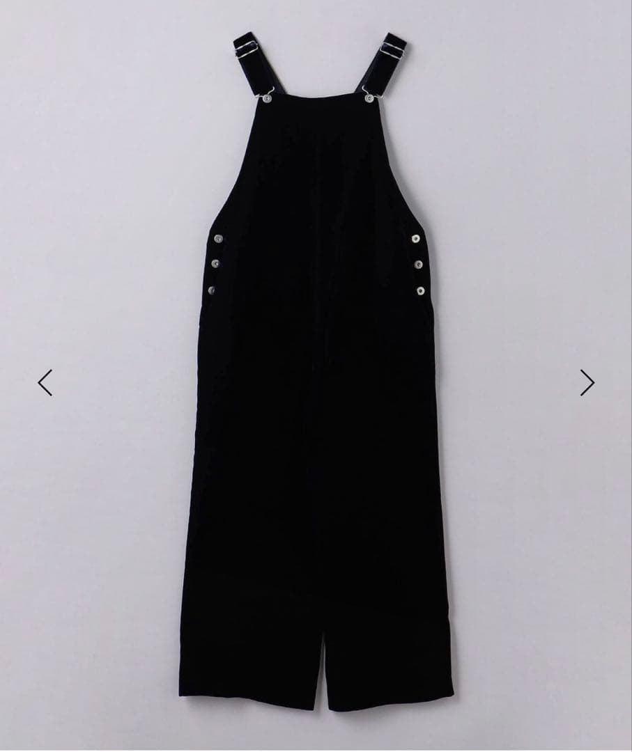 【美品】UNITED ARROWS ベルベット サロペット パンツ　38