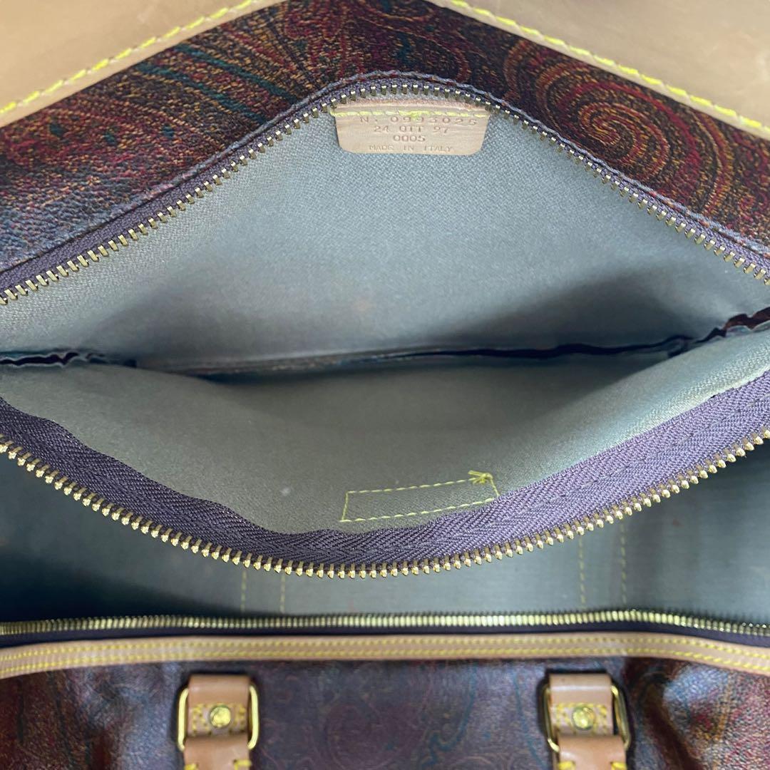 杏様　美品　ETRO ペイズリー柄 ボストンバッグ