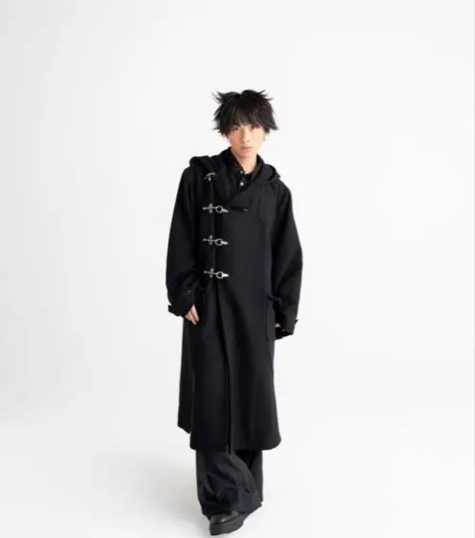 あおば着用NOT CONVENTIONAL buckle duffle coat