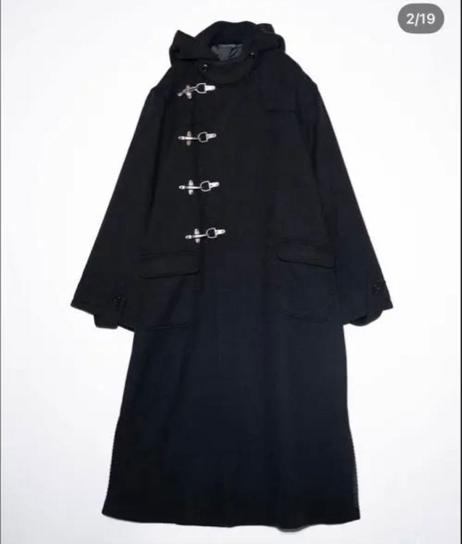 あおば着用NOT CONVENTIONAL buckle duffle coat