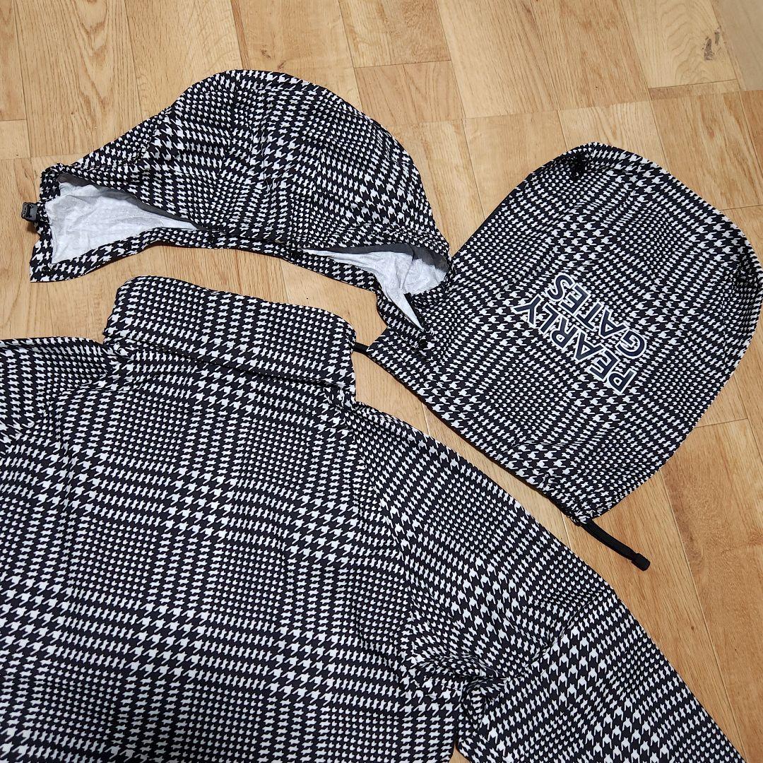 新品　パーリーゲイツ　メンズ　レインウエア　上下セットアップ　千鳥柄　サイズ4