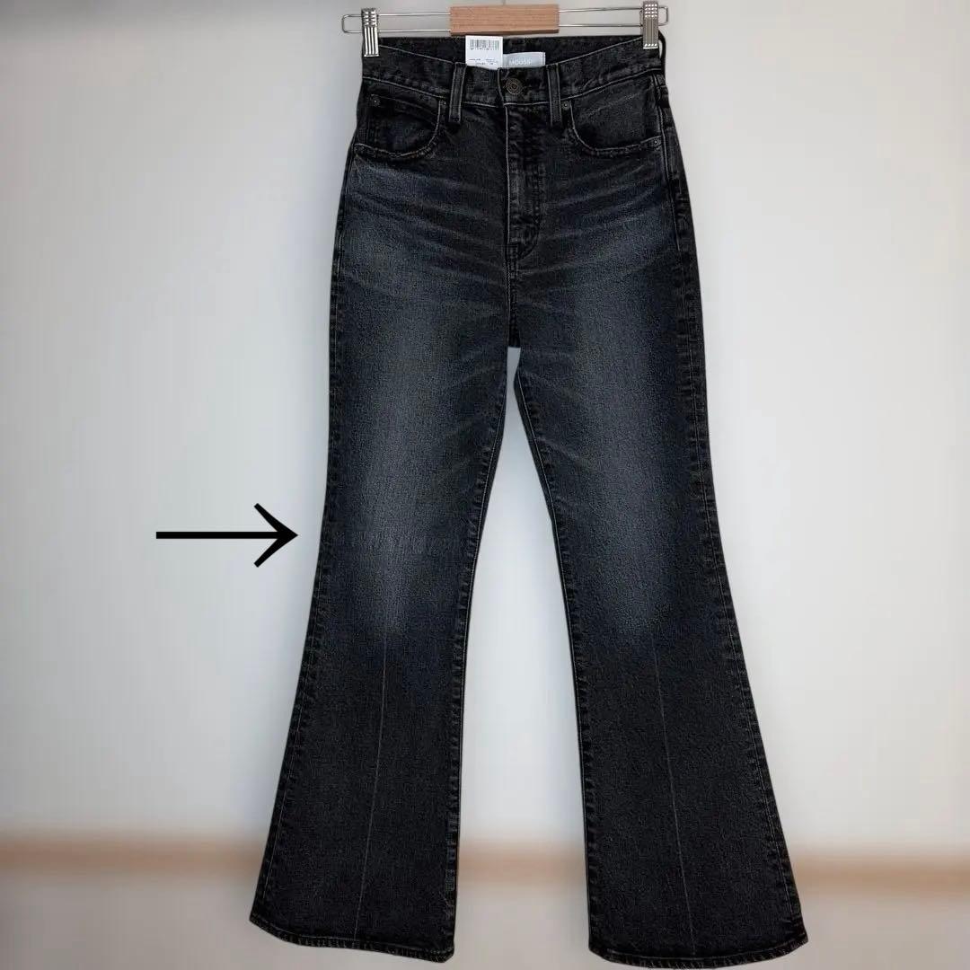 パンツ MOUSSY MVS BLACK FLARE