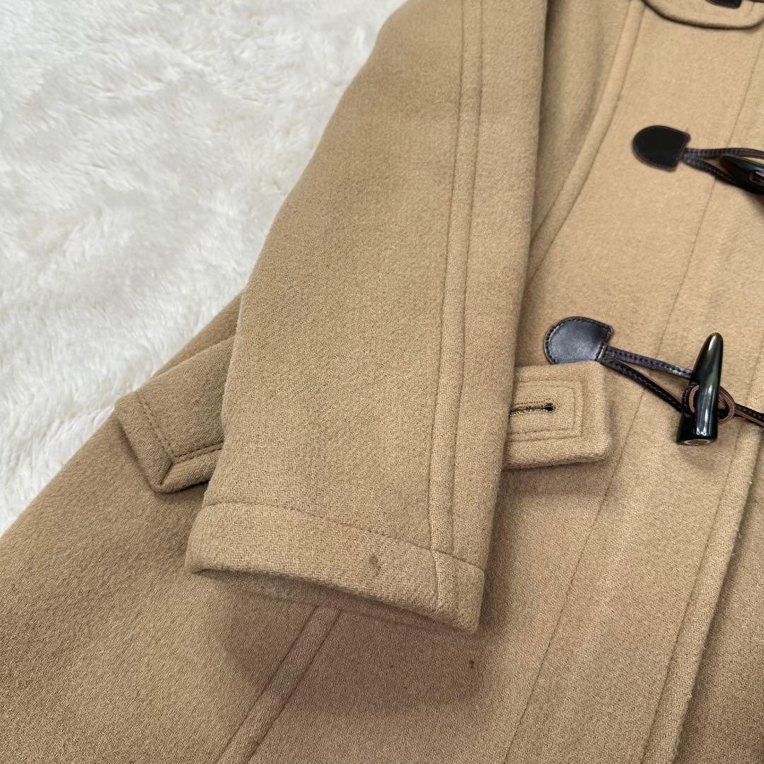 ✨美品✨ブルーレーベルクレストブリッジ ダッフルコート 赤チェック ベージュ M