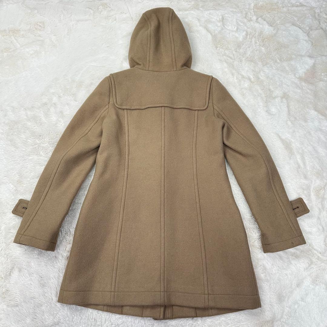 ✨美品✨ブルーレーベルクレストブリッジ ダッフルコート 赤チェック ベージュ M