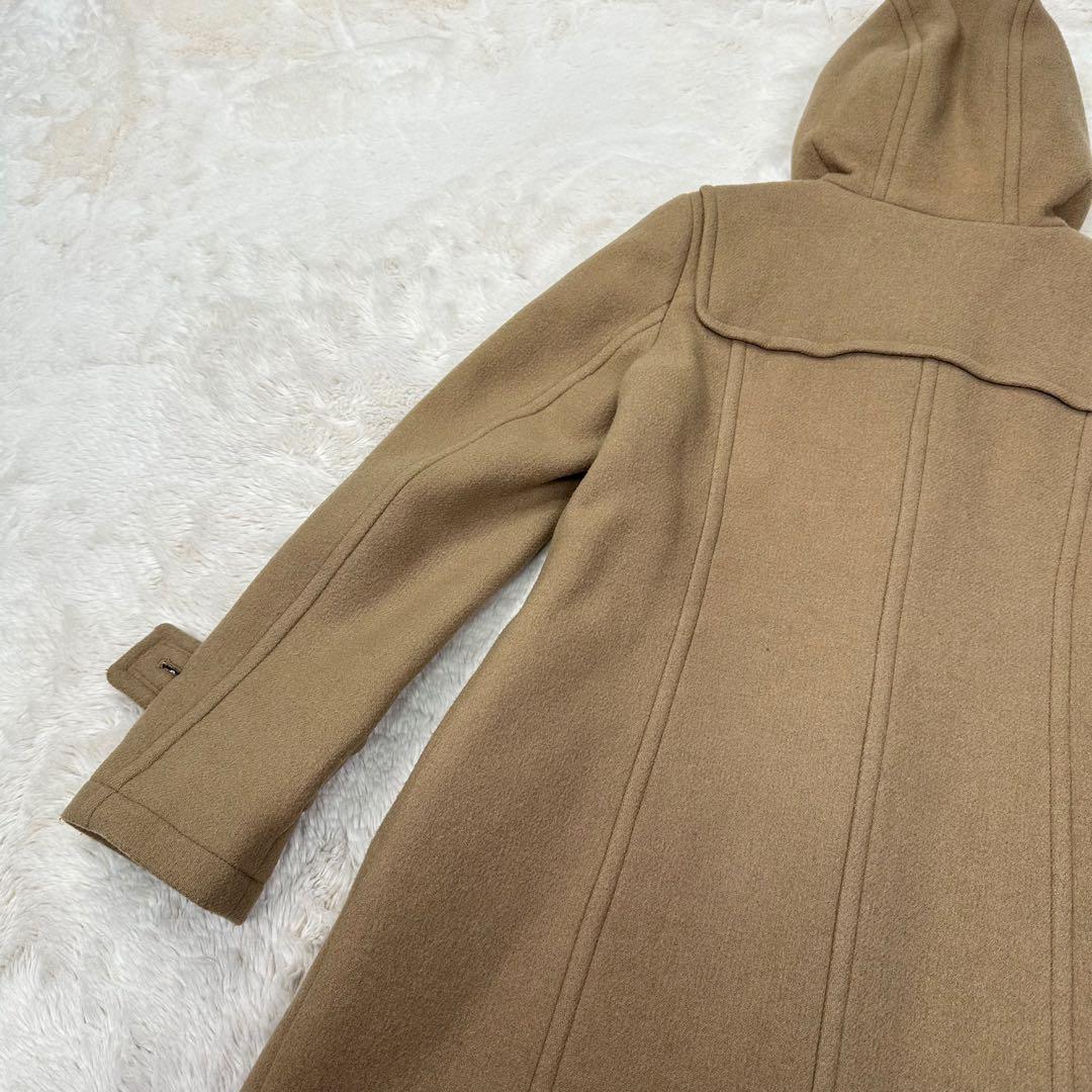 ✨美品✨ブルーレーベルクレストブリッジ ダッフルコート 赤チェック ベージュ M