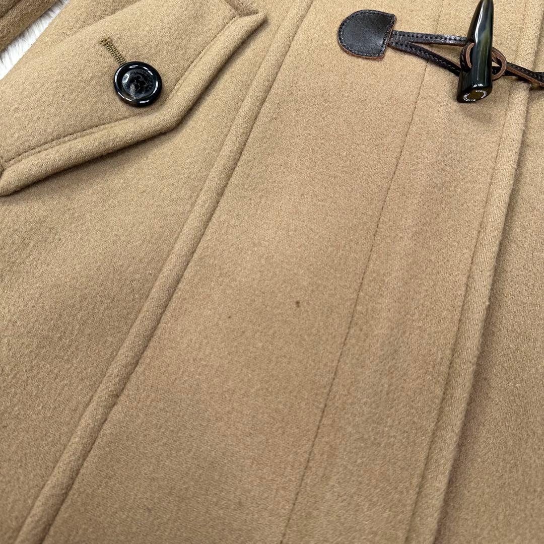 ✨美品✨ブルーレーベルクレストブリッジ ダッフルコート 赤チェック ベージュ M