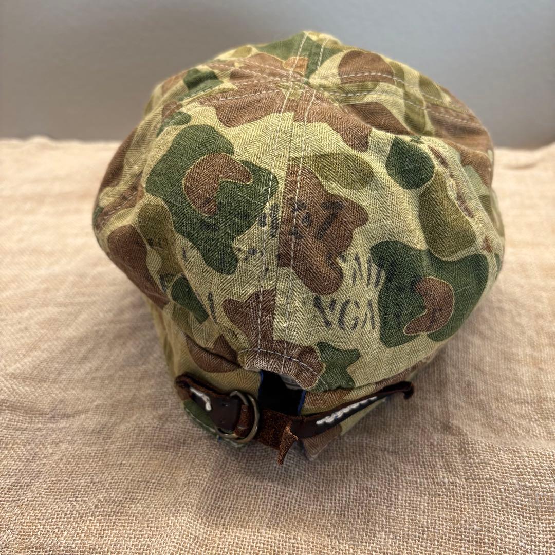 デニム&ダンガリー　カモフラ柄　キャップ　サイズ54