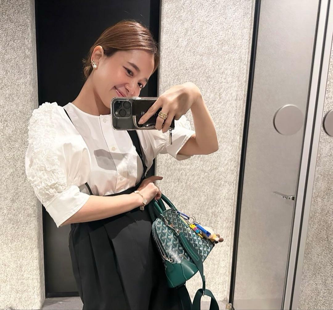 yori メレンゲパフブラウス 36 ホワイト　美品