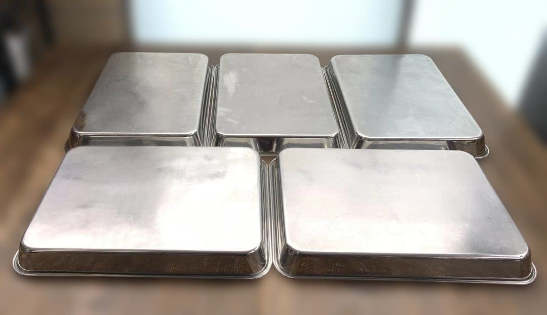 ステンレス 浅型角バット 8枚取×5点・10枚取×8点 計13点 業務用