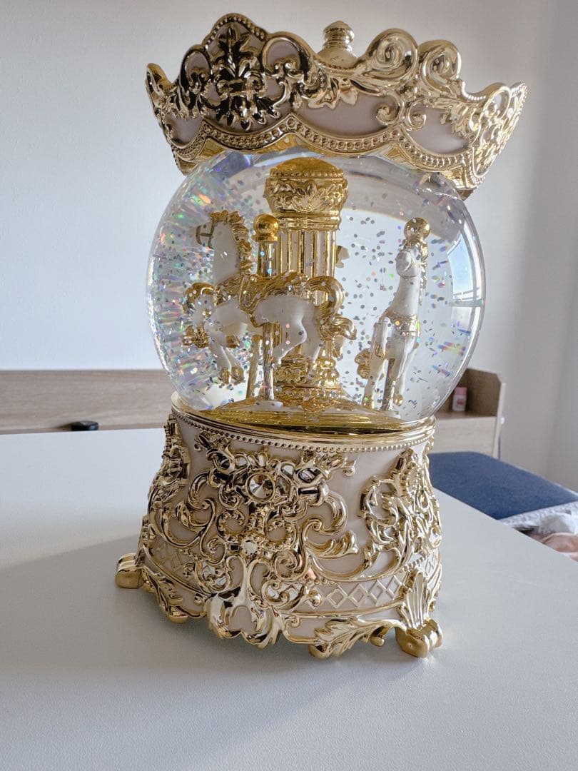 ハルモニア　メリーゴーランド スノードーム