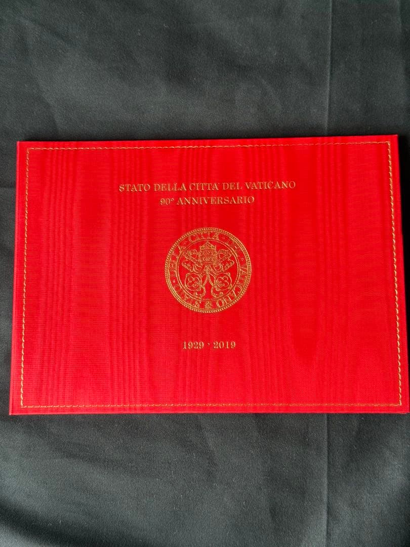 バチカン市国　建国９０年　刺繍　切手　ホルダー（２０１９）ラテラン条約