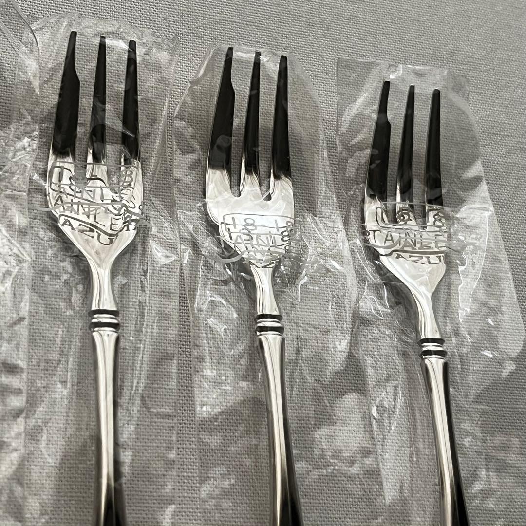 アズマ インペリアル 18-18ステンレス ケーキフォーク 5本 カトラリー