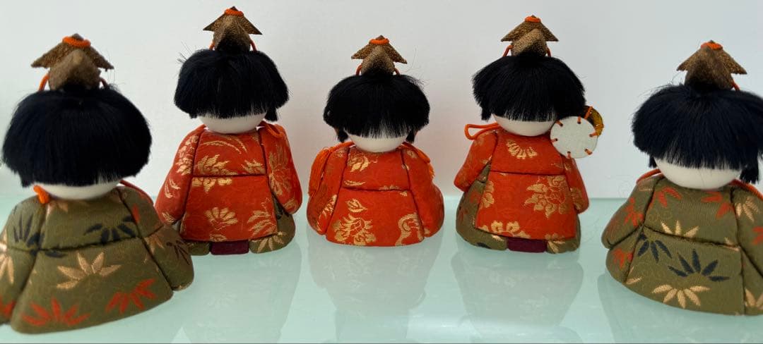 アンティーク雛人形セット (15体)