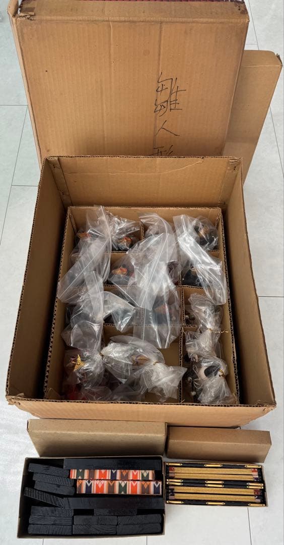 アンティーク雛人形セット (15体)