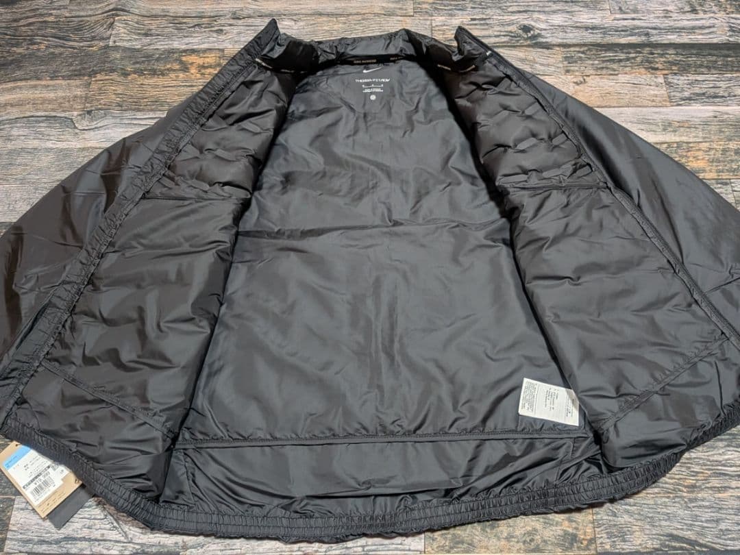 M ナイキ エアロロフト ランニング ダウンジャケット 定価4.1万 ゴルフ 黒
