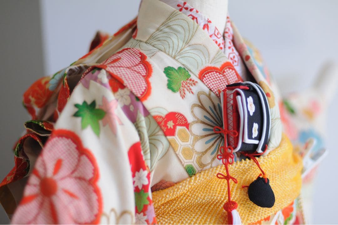 七五三 アンティーク 正絹 フルセット