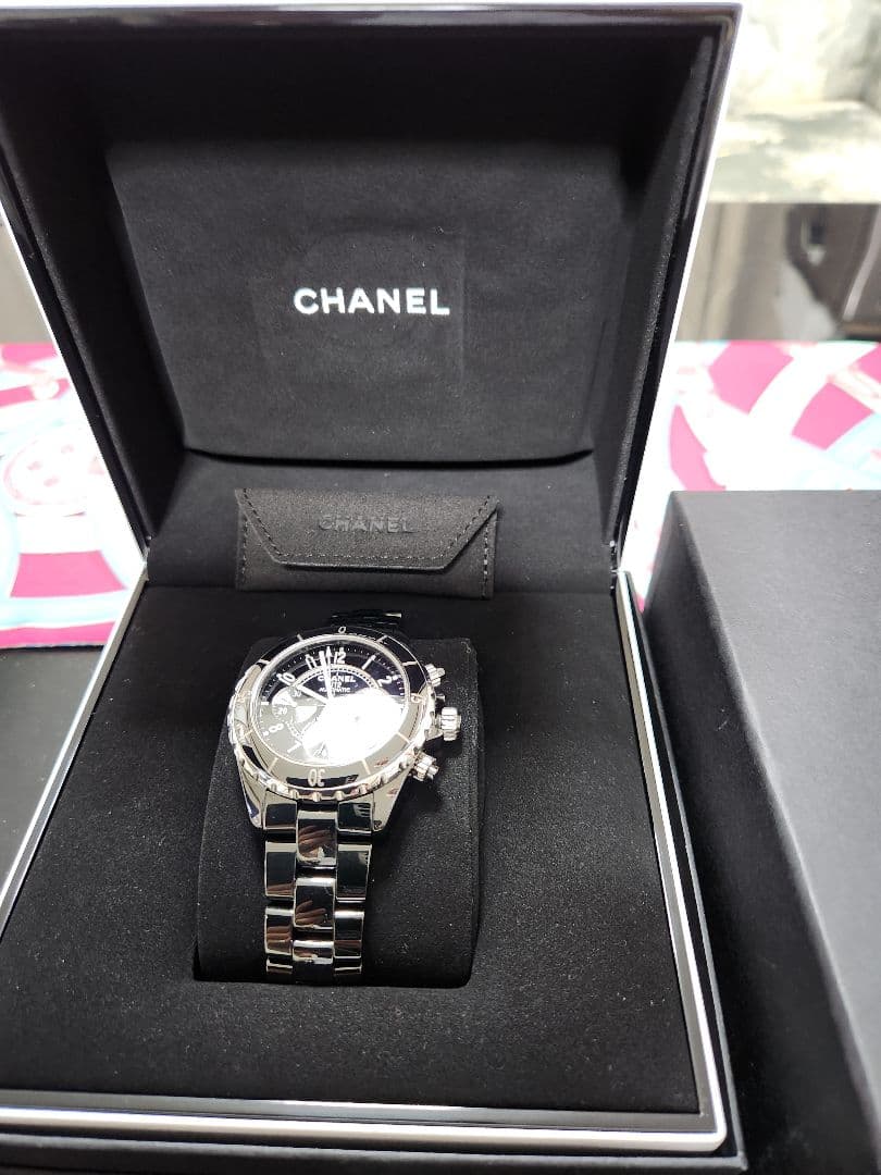美品　シャネル　CHANEL J12　41mmクロノグラフ 　正規品
