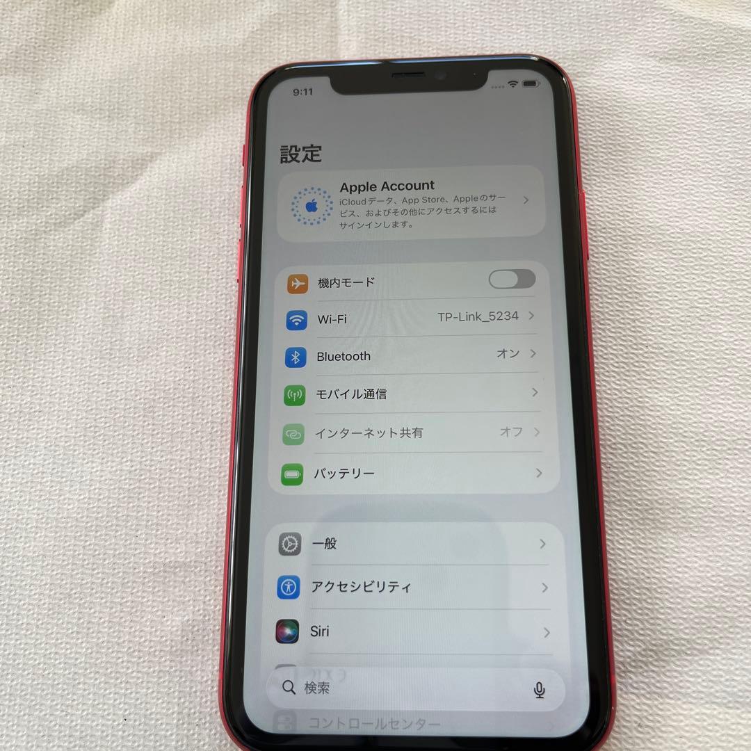 iPhone11 本体　64GB レッド