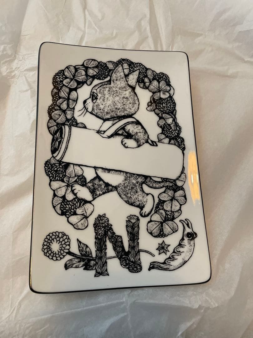 ヒグチユウコ×ボリス雑貨店★ No,25 長角皿 SMALL BOOK 2