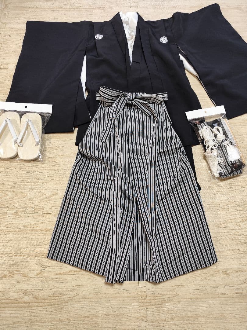 着物セット　黒 　七五三