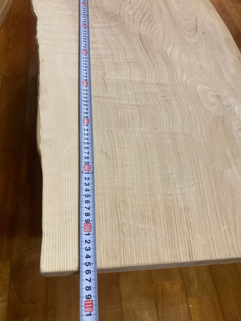 送料込Japanese modern TAMOタモの優雅なこだわりテーブル一枚板