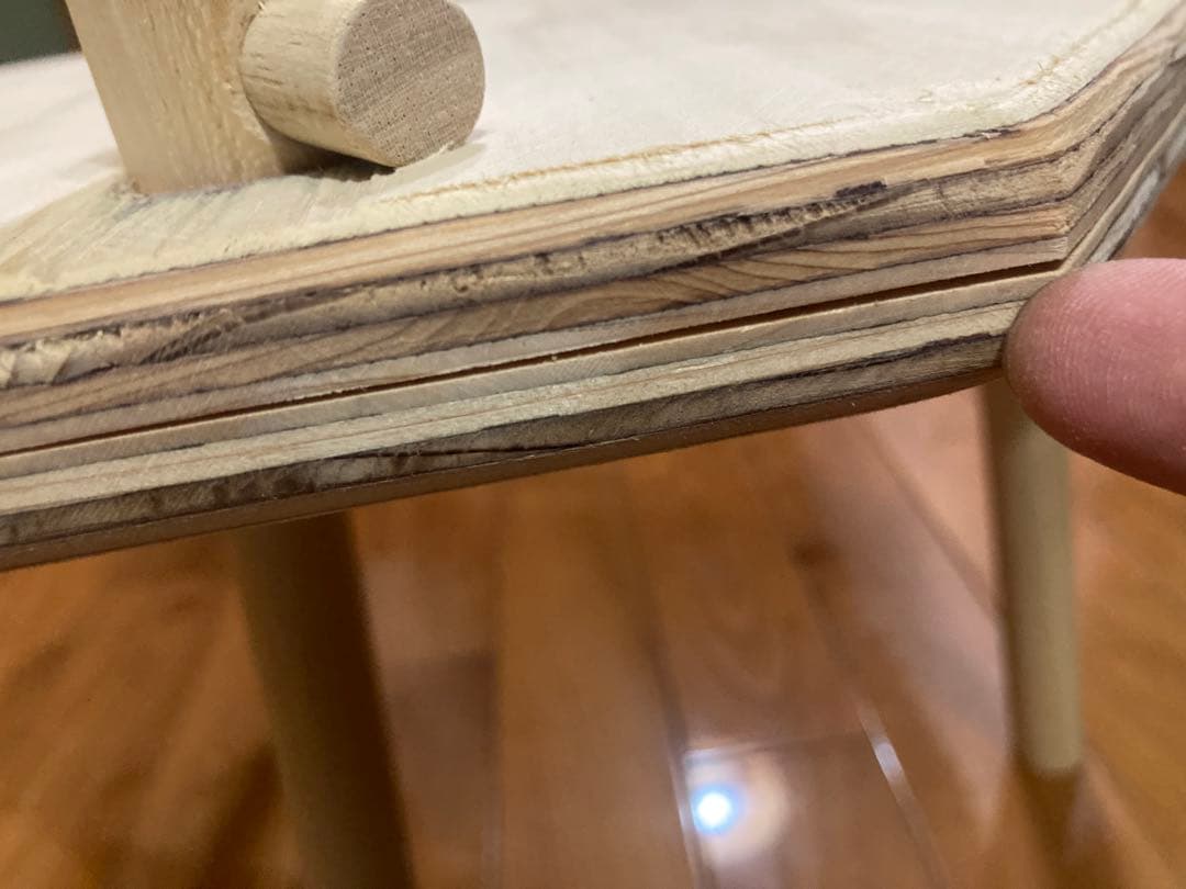 送料込Japanese modern TAMOタモの優雅なこだわりテーブル一枚板