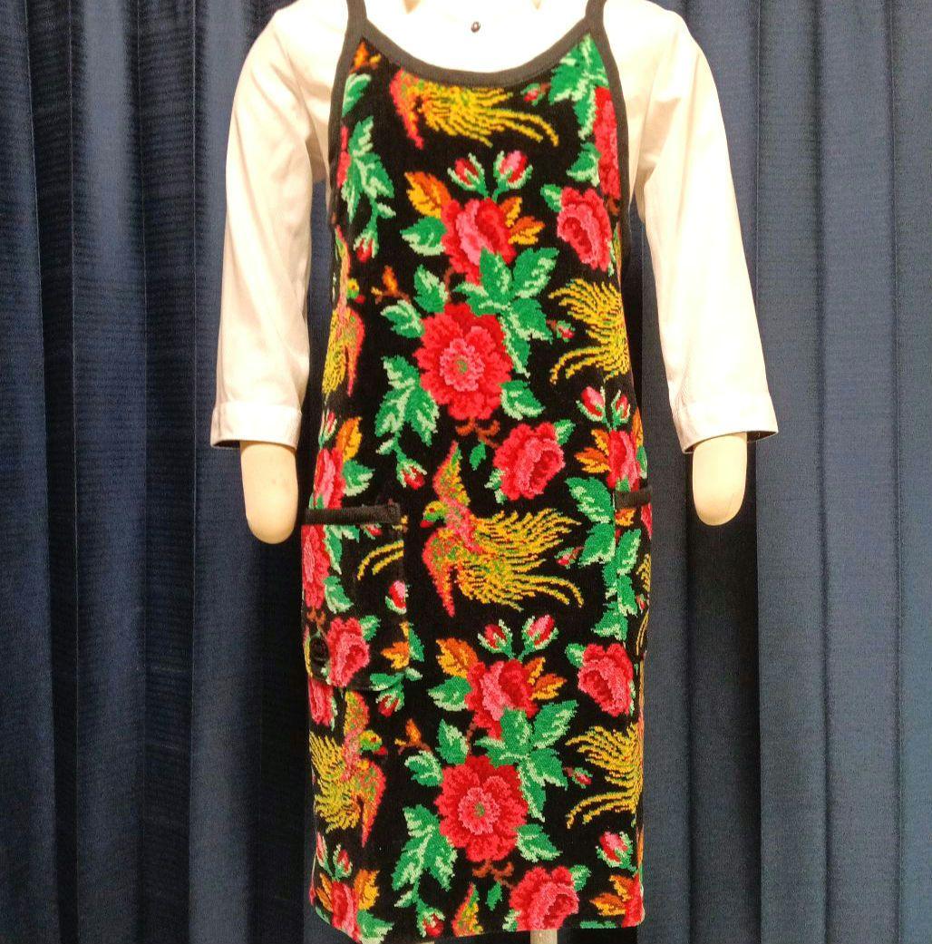 極美品 FEILER フェイラー エプロン パラディス 鳳凰 2ポケット希少