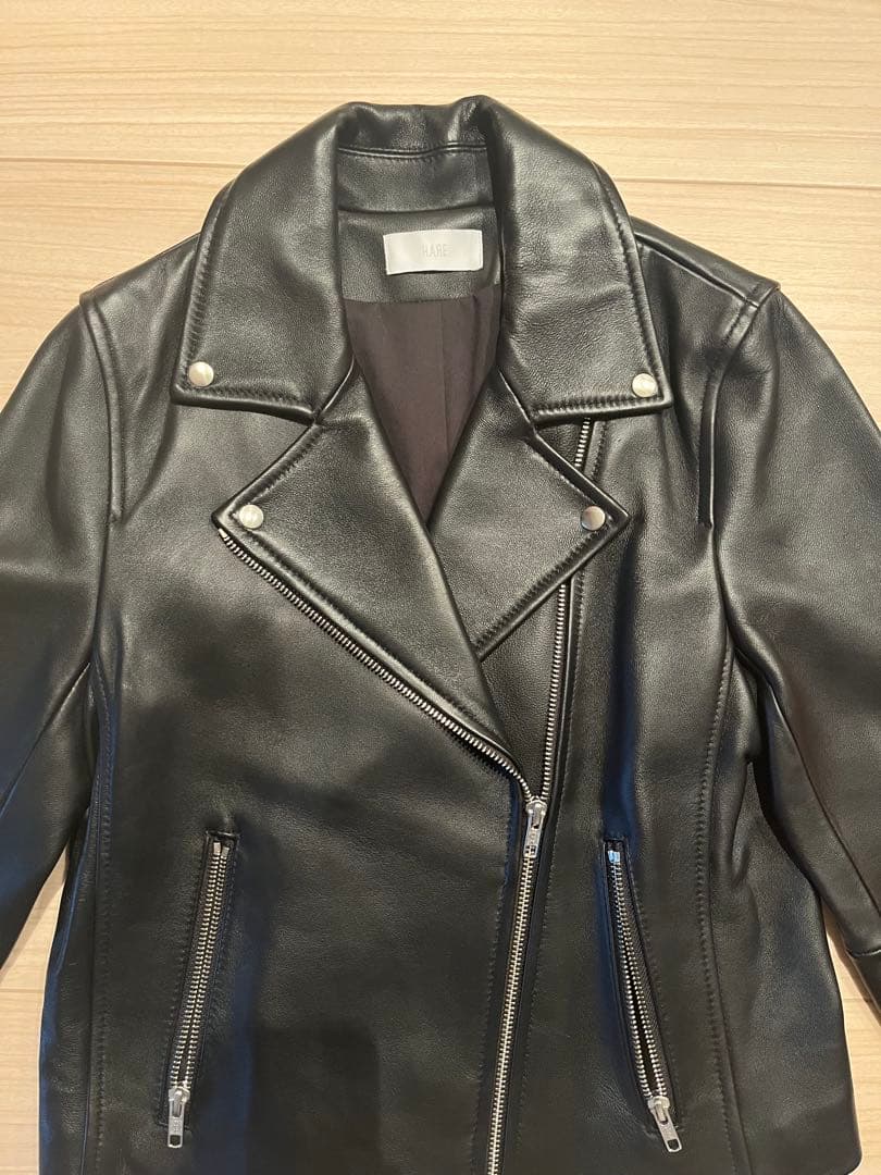 【アキ】【HARE】ダブルライダースジャケット