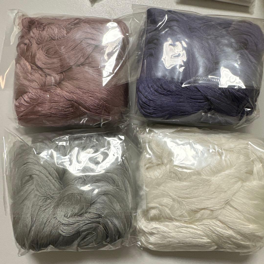 組紐　絹糸　長沼静着物学園